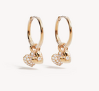 By Charlotte - You Have My Heart Hoops - Gold