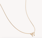 By Charlotte - Forever More Bow Necklace - Gold