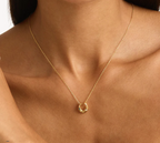 By Charlotte - Lucky Horseshoe Necklace - Gold