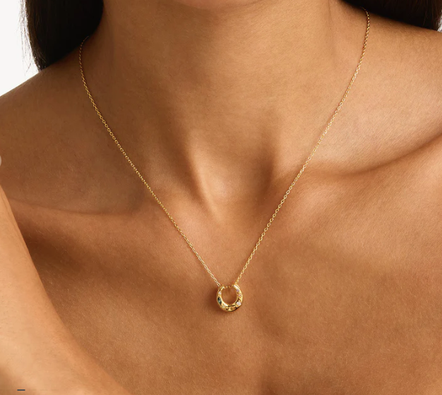 By Charlotte - Lucky Horseshoe Necklace - Gold