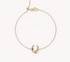 By Charlotte - Lucky Horseshoe Bracelet - Gold