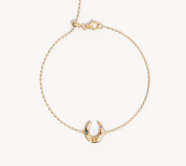 By Charlotte - Lucky Horseshoe Bracelet - Gold