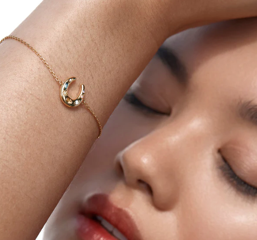 By Charlotte - Lucky Horseshoe Bracelet - Gold