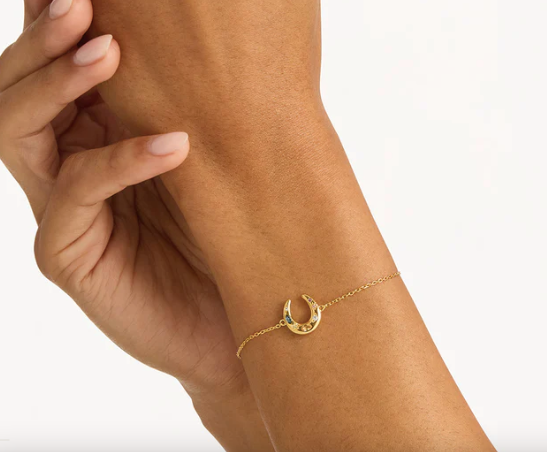 By Charlotte - Lucky Horseshoe Bracelet - Gold