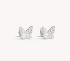 By Charlotte - I Believe I Become Stud Earrings - Silver