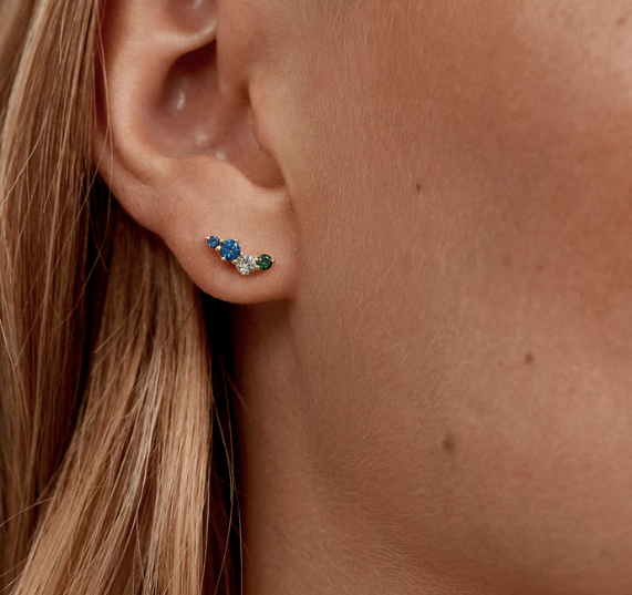 By Charlotte - Endless Skies Stud Earrings - Gold