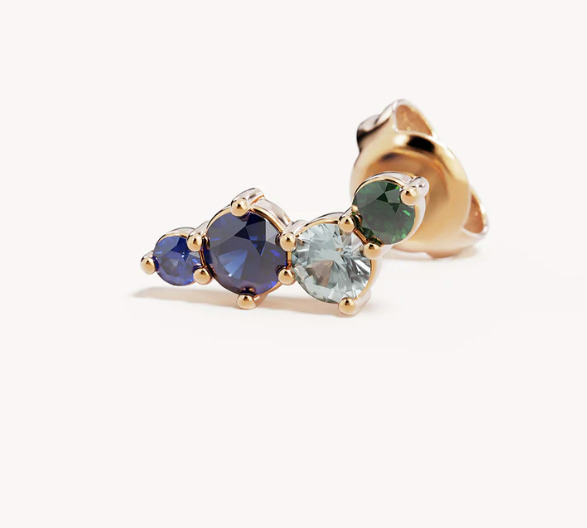 By Charlotte - Endless Skies Stud Earrings - Gold