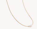 By Charlotte - Crystal Wings Necklace - Gold