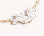 By Charlotte - Crystal Wings Necklace - Gold