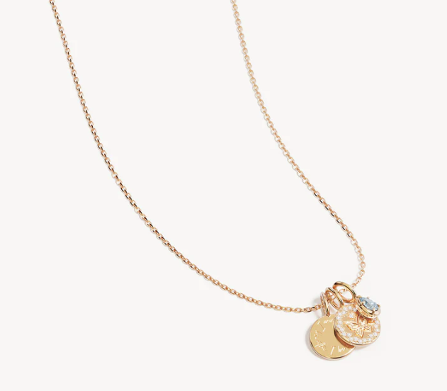 By Charlotte - With Freedom I Become Necklace - Gold