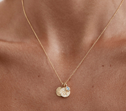 By Charlotte - With Freedom I Become Necklace - Gold