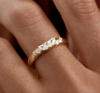 By Charlotte - With Wings I Fly Ring - Gold
