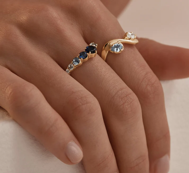 By Charlotte - With Freedom I Become Ring - Gold