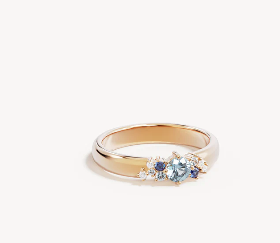 By Charlotte - I Breathe, I Become Ring - Gold