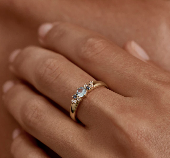 By Charlotte - I Breathe, I Become Ring - Gold