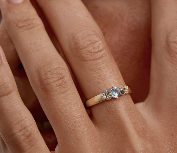 By Charlotte - I Breathe, I Become Ring - Gold