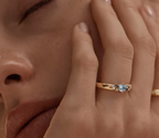 By Charlotte - I Breathe, I Become Ring - Gold