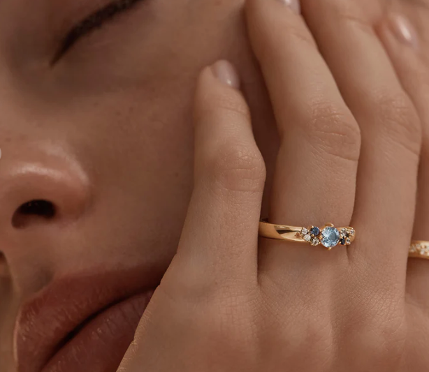 By Charlotte - I Breathe, I Become Ring - Gold