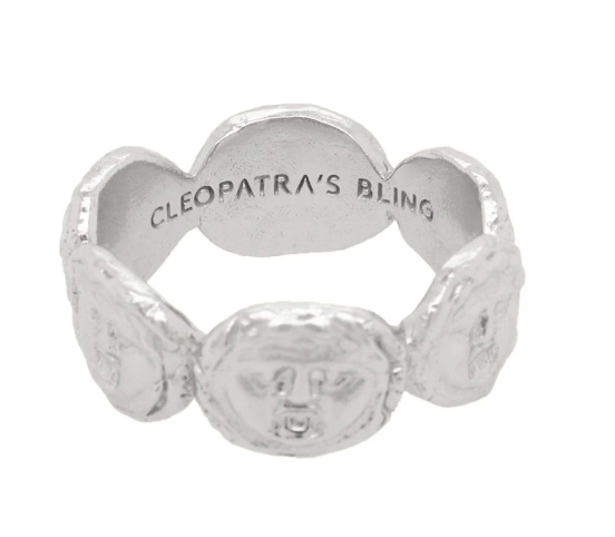 Cleopatra's Bling - Aegis Ring - Sterling Silver