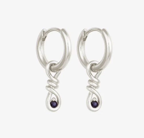 Temple Of The Sun - Lia Earrings - Silver