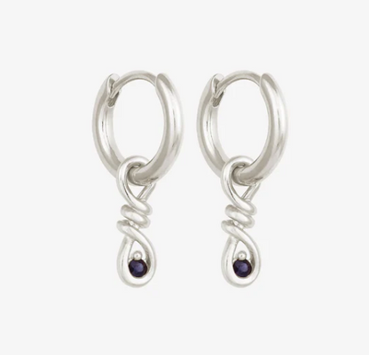 Temple Of The Sun - Lia Earrings - Silver
