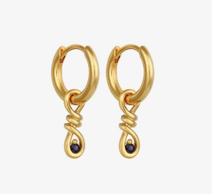 Temple Of The Sun - Lia Earrings - Gold