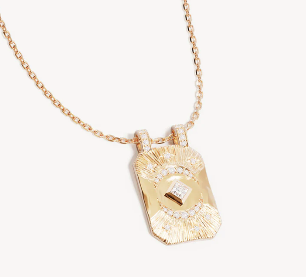 By Charlotte - My Moon And Stars Necklace - Gold