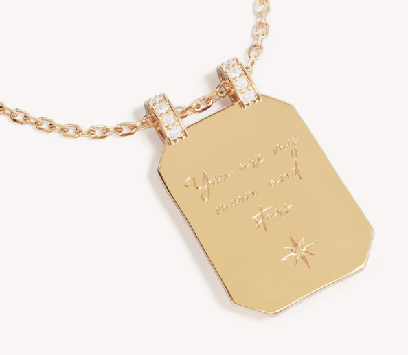 By Charlotte - My Moon And Stars Necklace - Gold