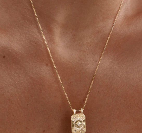 By Charlotte - My Moon And Stars Necklace - Gold