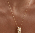 By Charlotte - My Moon And Stars Necklace - Gold