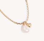 By Charlotte - Under The Moonlight Pearl Necklace - Gold