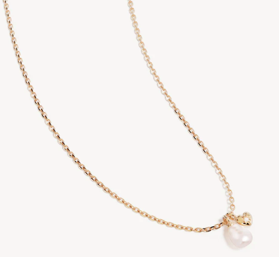 By Charlotte - Under The Moonlight Pearl Necklace - Gold