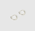 Arms Of Eve - Shia Huggie Earrings - Silver