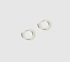 Arms Of Eve - Shia Huggie Earrings - Silver