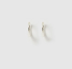 Arms Of Eve - Jett Hoop Earrings - Silver