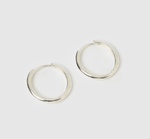 Arms Of Eve - Scarlet Hoop Earrings - Silver