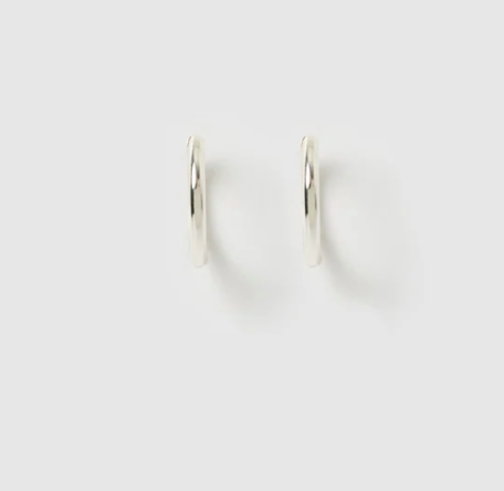 Arms Of Eve - Scarlet Hoop Earrings - Silver