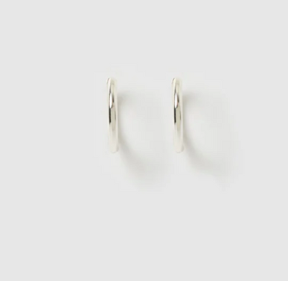 Arms Of Eve - Scarlet Hoop Earrings - Silver
