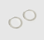 Arms Of Eve - Arabella Hoop Earrings - Silver