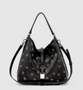 Brie Leon - Josie Eyelet Bucket Bag - Black