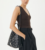 Brie Leon - Josie Eyelet Bucket Bag - Black