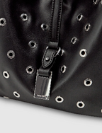 Brie Leon - Josie Eyelet Bucket Bag - Black
