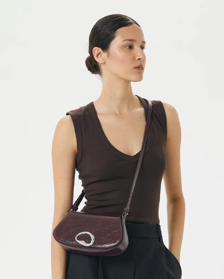 Brie Leon - Eden Crossbody Bag - Bordeaux