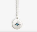 Temple Of The Sun - Mavi Eye Necklace - Silver