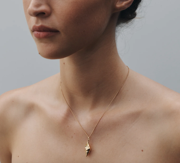 Temple Of The Sun - Spire Pendant Necklace - Gold