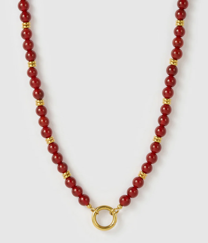 Arms Of Eve - Tallulah Necklace Long - Red Agate