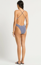 Bond Eye - Indira 1 Piece - Navy Dot stripe