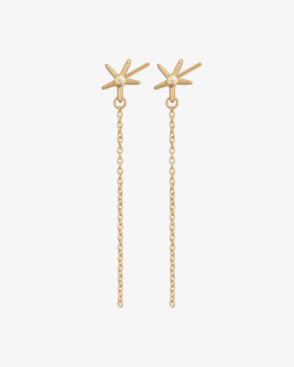 Temple Of The Sun - Seba Stud Earrings - Gold