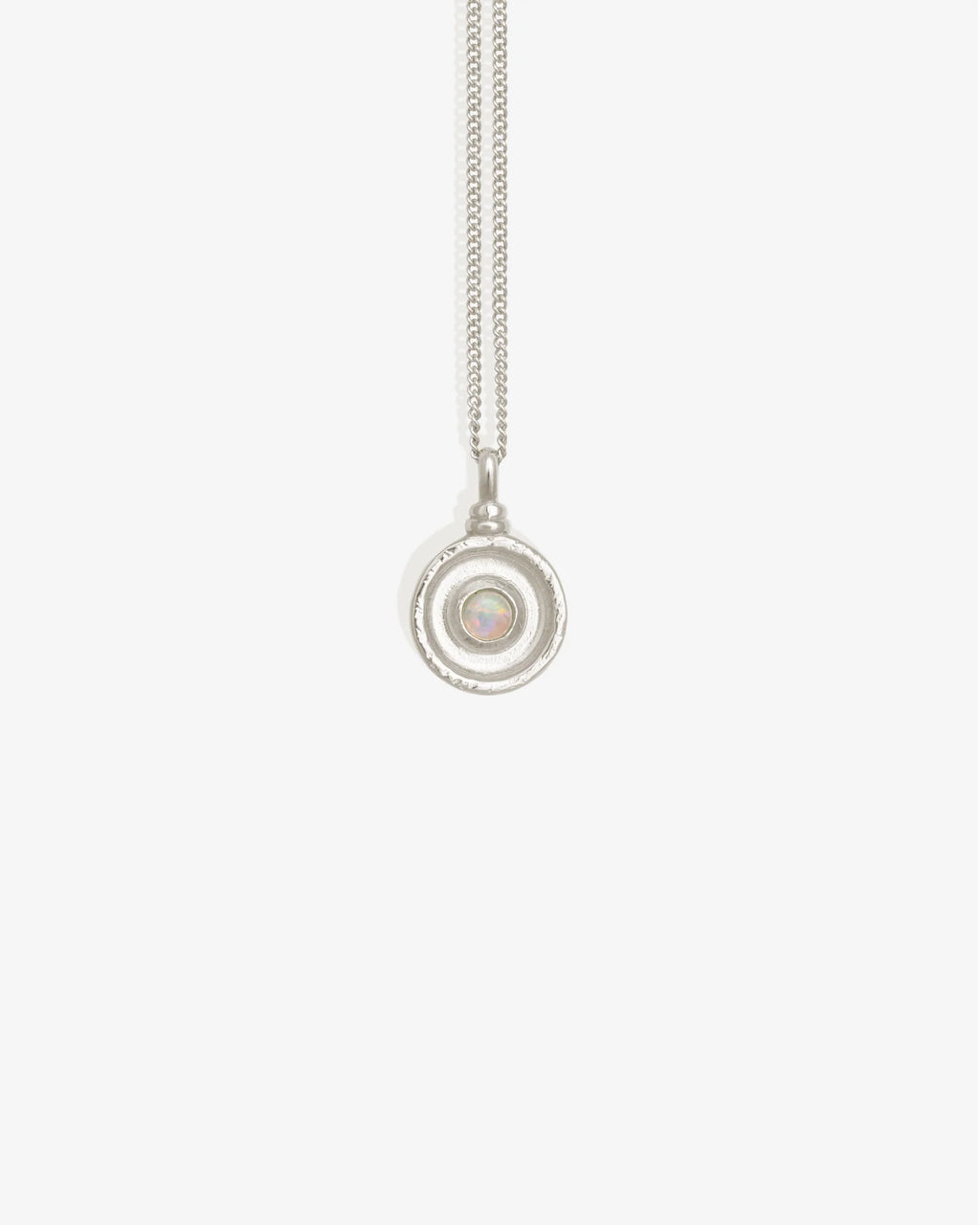 Temple Of The Sun - Soma Coin Necklace - Silver