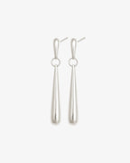 Temple Of The Sun - Stilla Earrings - Silver